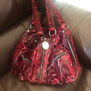 Darling red and black purse